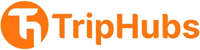 Triphubs logo on footer
